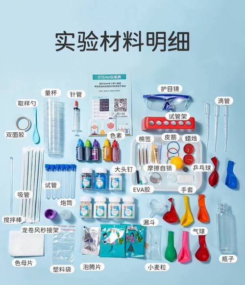 儿童科学色素化学小实验玩具套装幼儿园小学生手工科技制作材料包